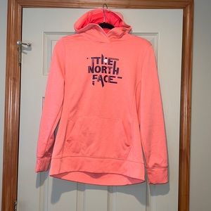 Neon Orange North Face Hoodie